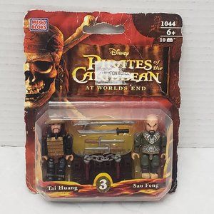 Pirates of the Caribbean Mega Bloks Figures Tai Huang & Sao Feng